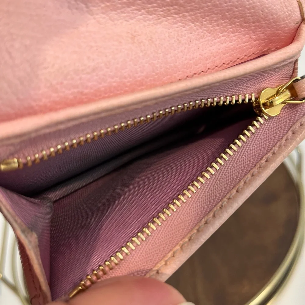 GUCCI Limited Edition Marmont Flora Pink Wallet - Picture 5 of 9